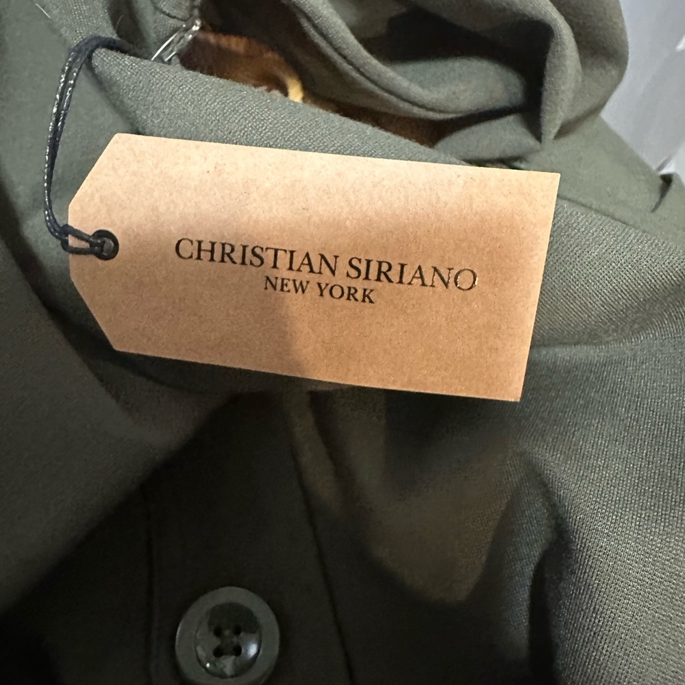 Christian Siriano Olive Hooded Utility Jacket NWT 2X 22/24 - Picture 2 of 4
